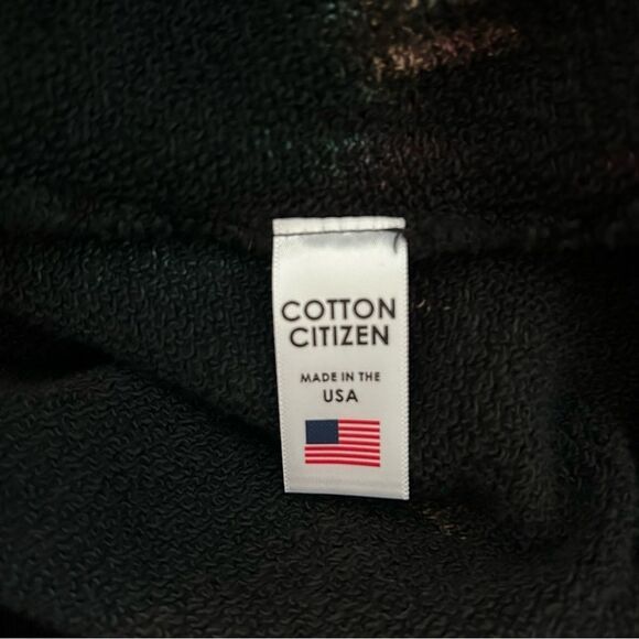 COTTON CITIZEN Oversized Brooklyn Tie-Dye Hoodie Black - Picture 12 of 13